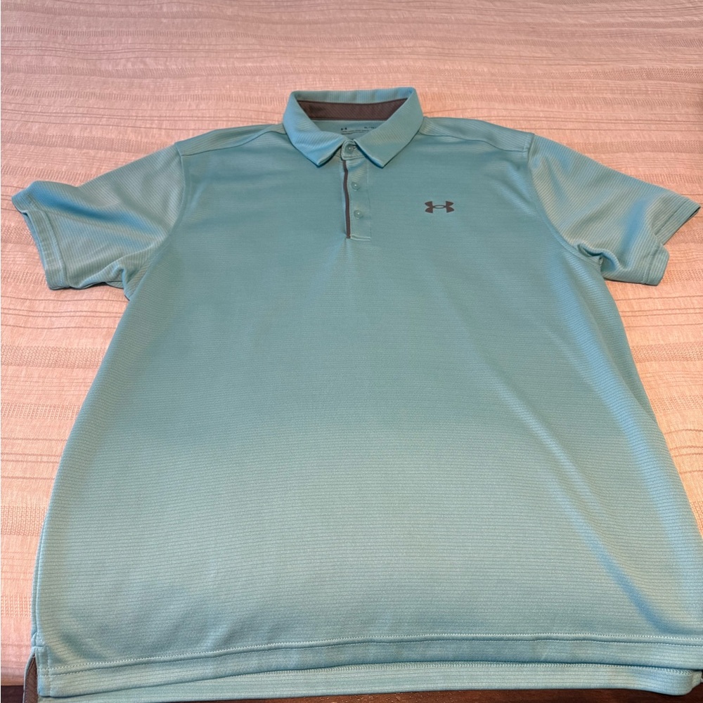 Under Armour Men's Teal Polo